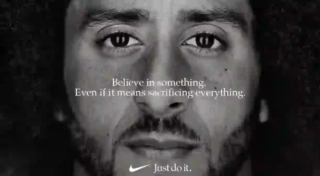 Colin Kaepernick is the face of Nikes Just Do It campaign