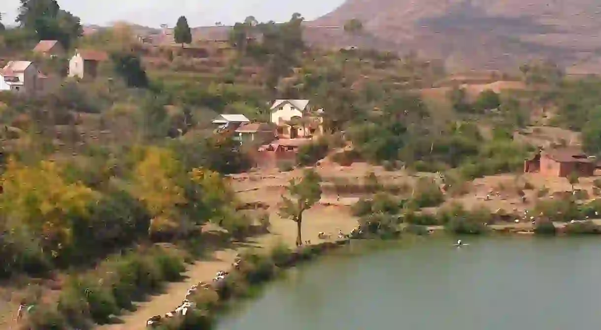 The landscape of the Vakinankaratra region in August