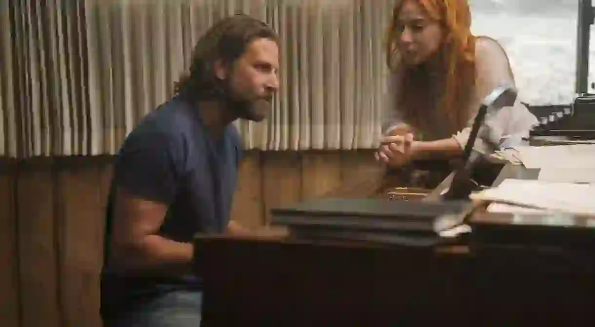 Bradley Cooper and Lady Gaga in A Star is Born