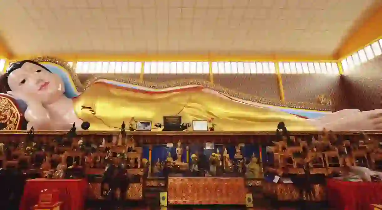 The third-longest Buddha statue in the world