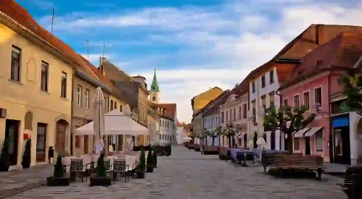 Baroque town of Varazdin, northern Croatia.