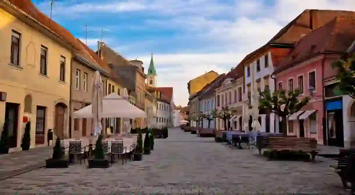 Baroque town of Varazdin, northern Croatia.