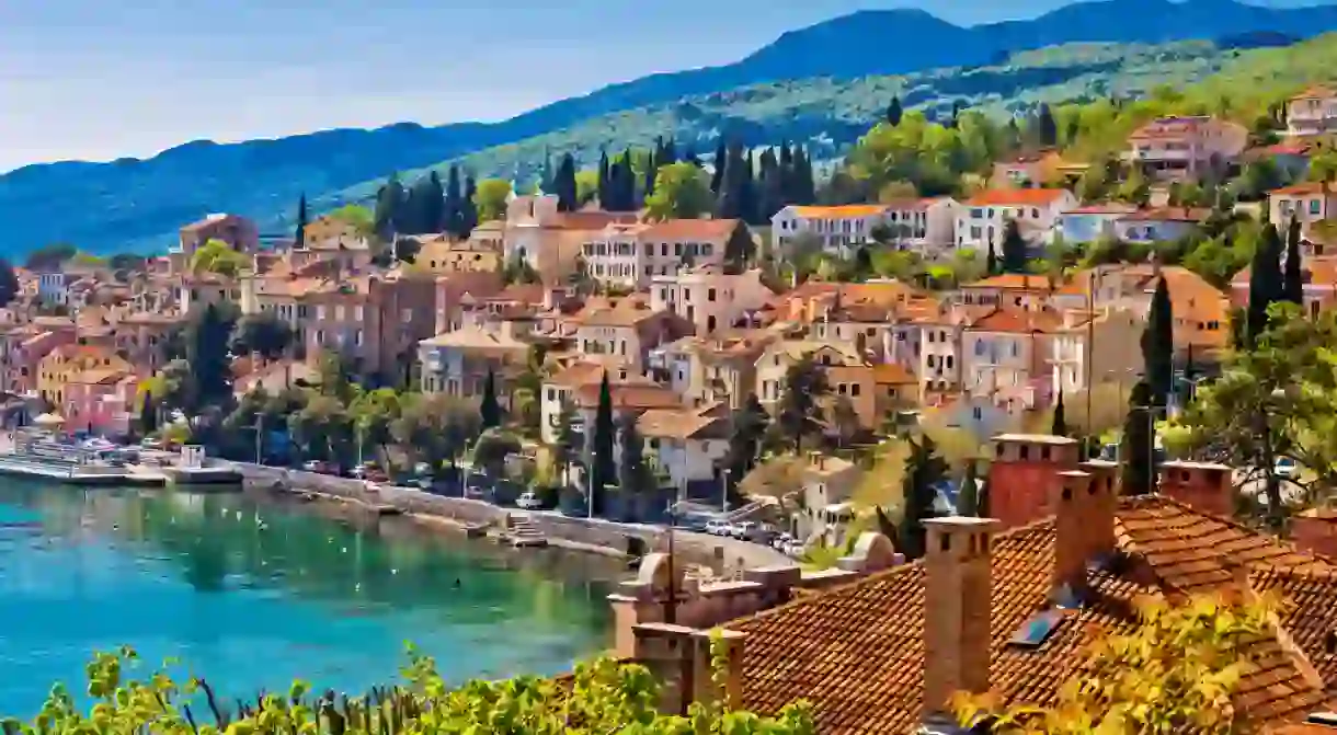 Town of Volosko, Opatija riviera of Croatia.