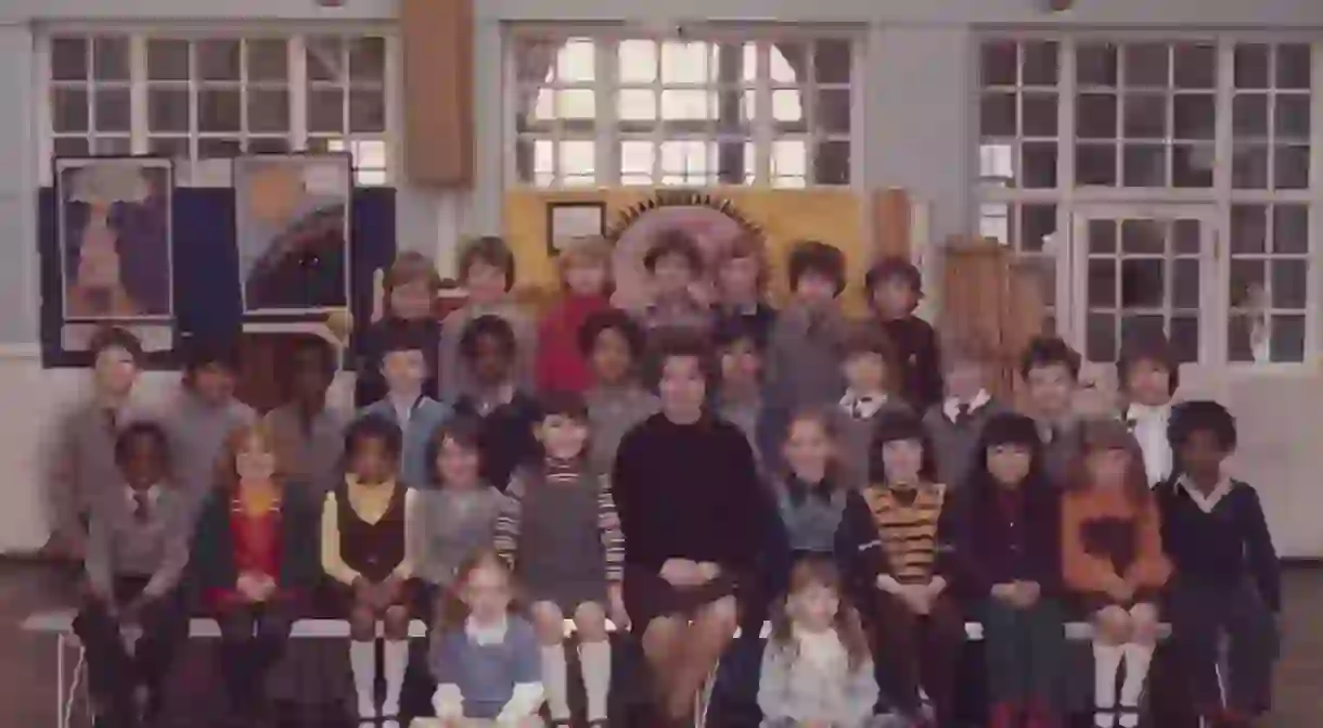 Steve McQueen Year 3 class at Little Ealing Primary School, 1977