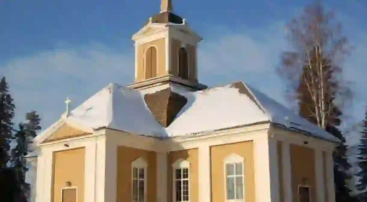 Ylikiiminki Church is just one of many churches in the Finnish bible belt