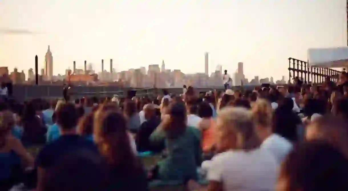 A mass meditation at Brooklyn Grange