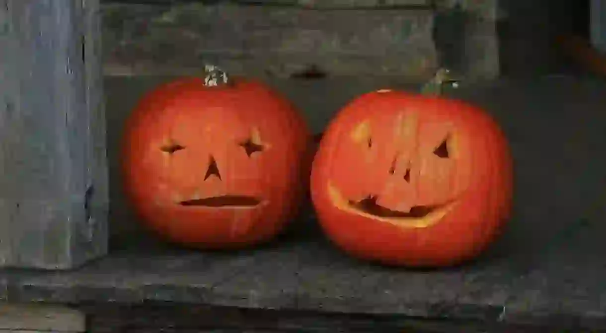 Jack-o-lanterns bring out the Halloween spirit