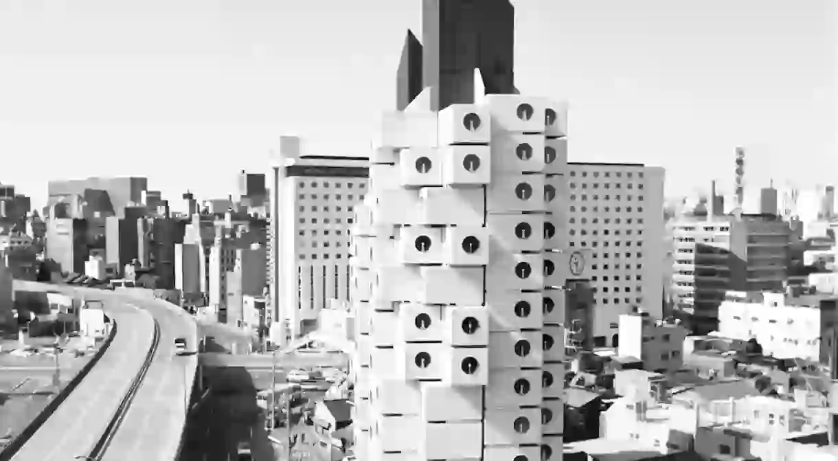 Nakagin Capsule Tower, Kisho Kurokawa, Tokyo, 1972