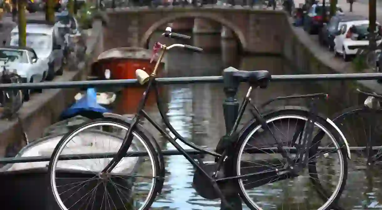 A bike on Amsterdams canals