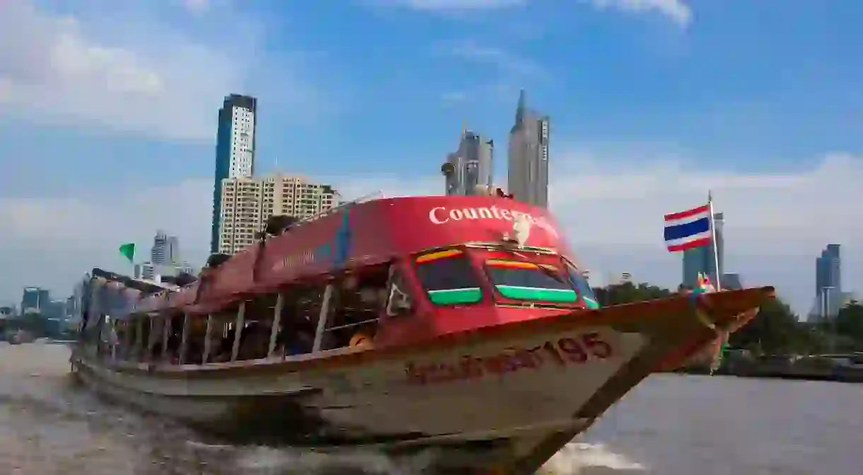 River boats are a popular means of commuter transport among Bangkokians