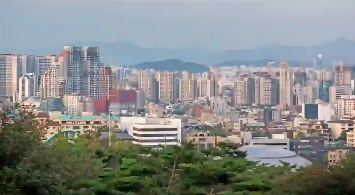 Skyscrapers and Buddhist temples combine to make a skyline like no other in Seoul