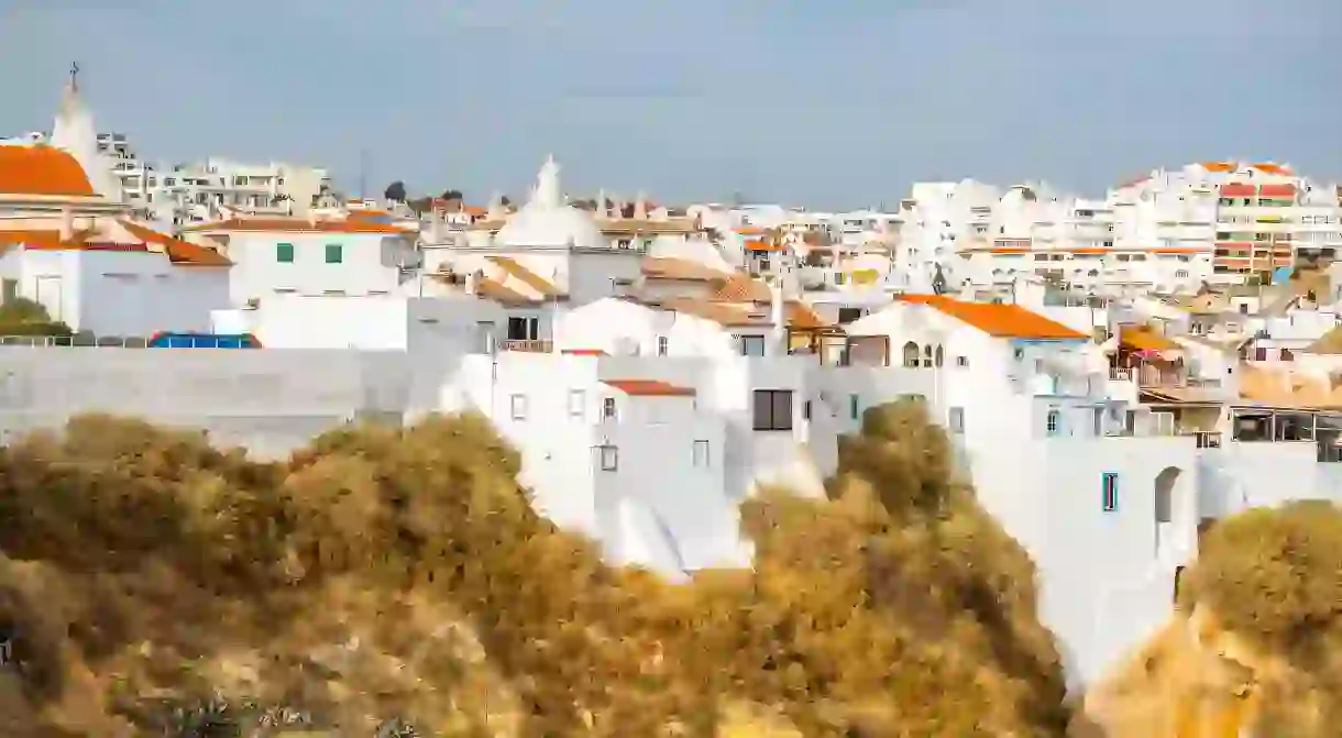 Albufeira town in Portugal