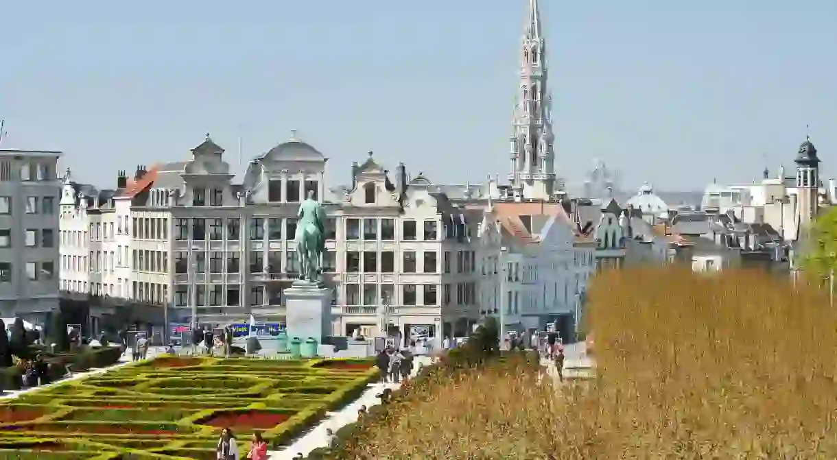 Mont des Arts Garden, Brussels.