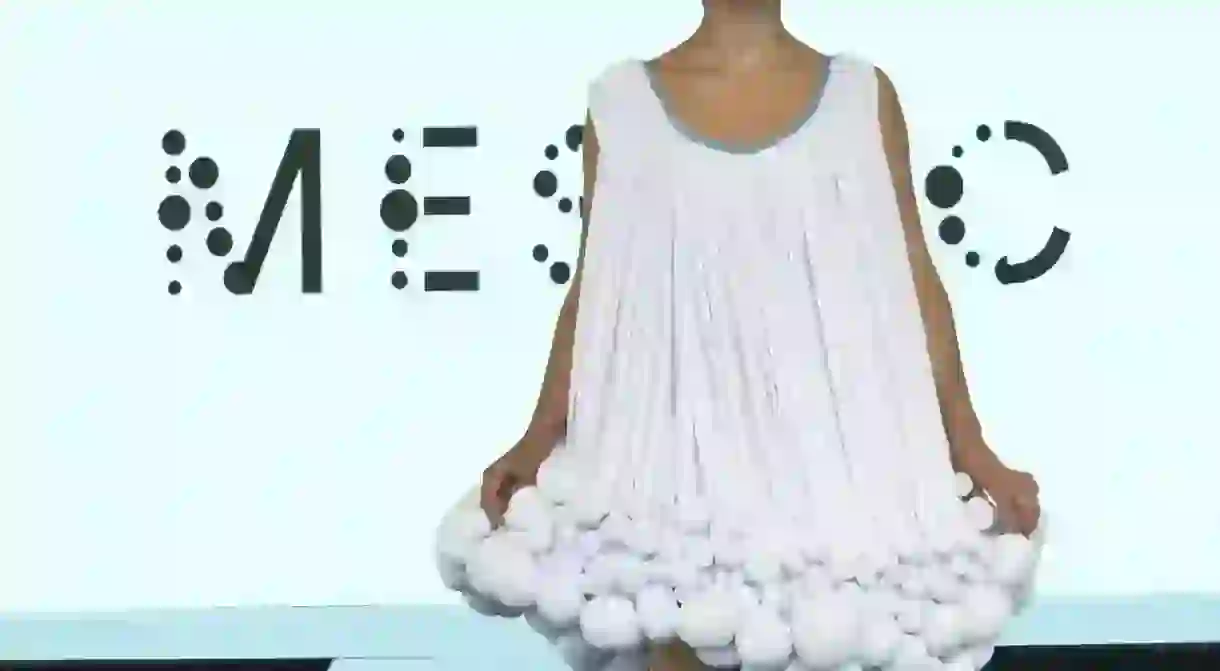 A dress made from Mestic