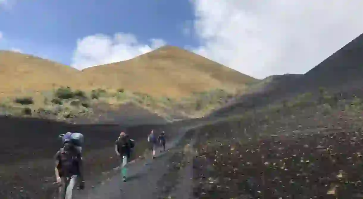 Hikers in Cameroon