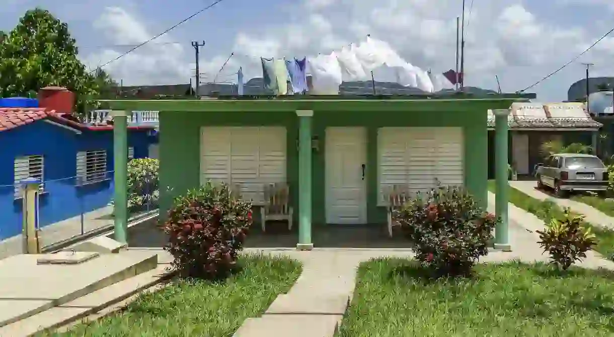 A typical home in Viñales, Cuba