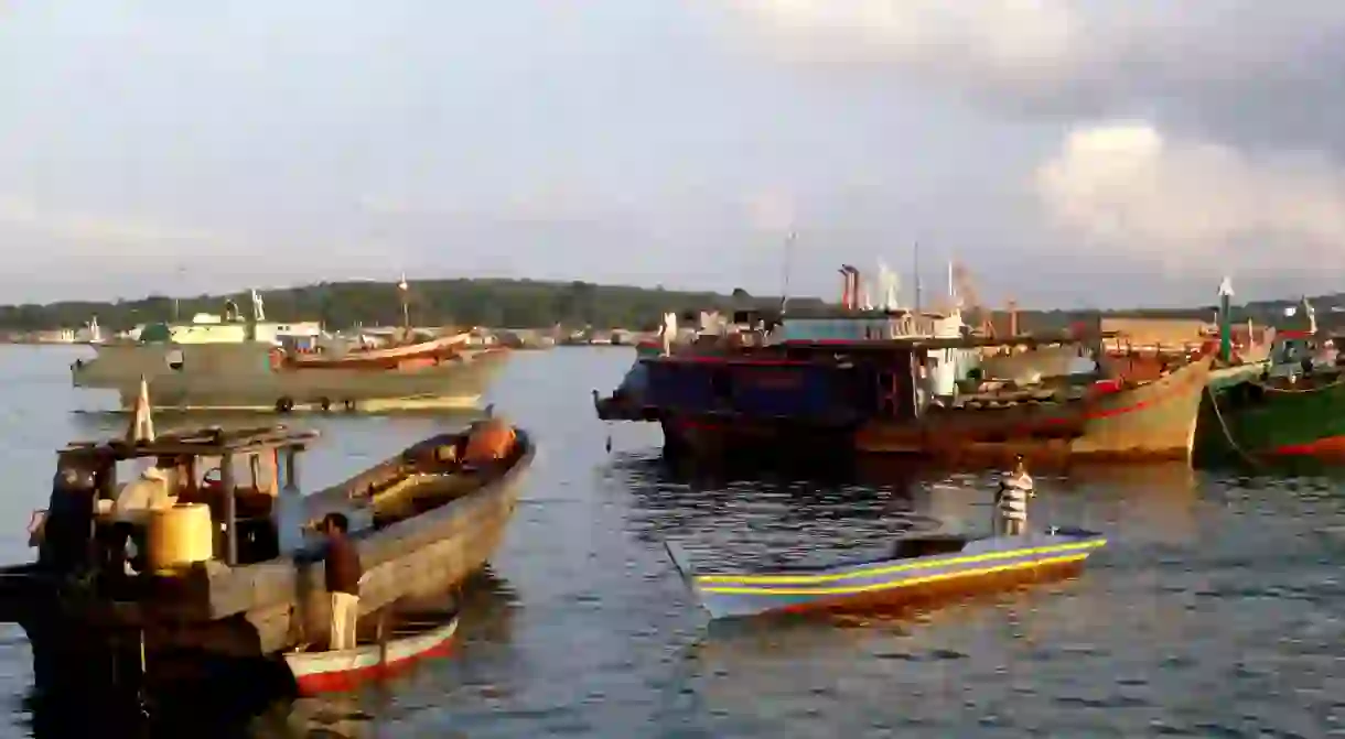 Tanjung Pinang harbour, Indonesia, Bintan