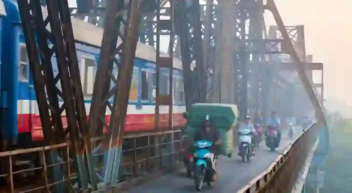 Visitors can use both train and motorbike to travel between Ho Chi Minh City and Hanoi