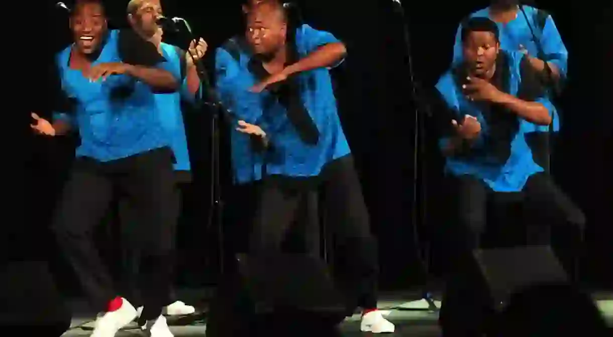 Ladysmith Black Mambazo performing in the USA