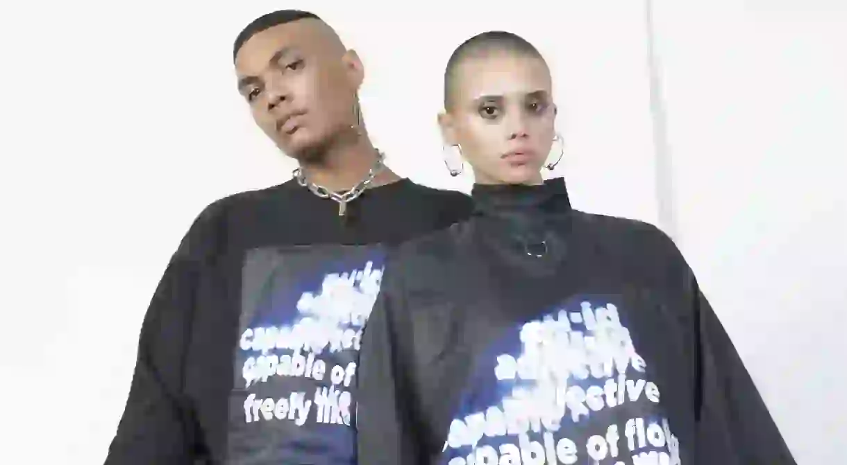 Models for the WE ARE MORTALS ‘Collection No. 2’ lookbook