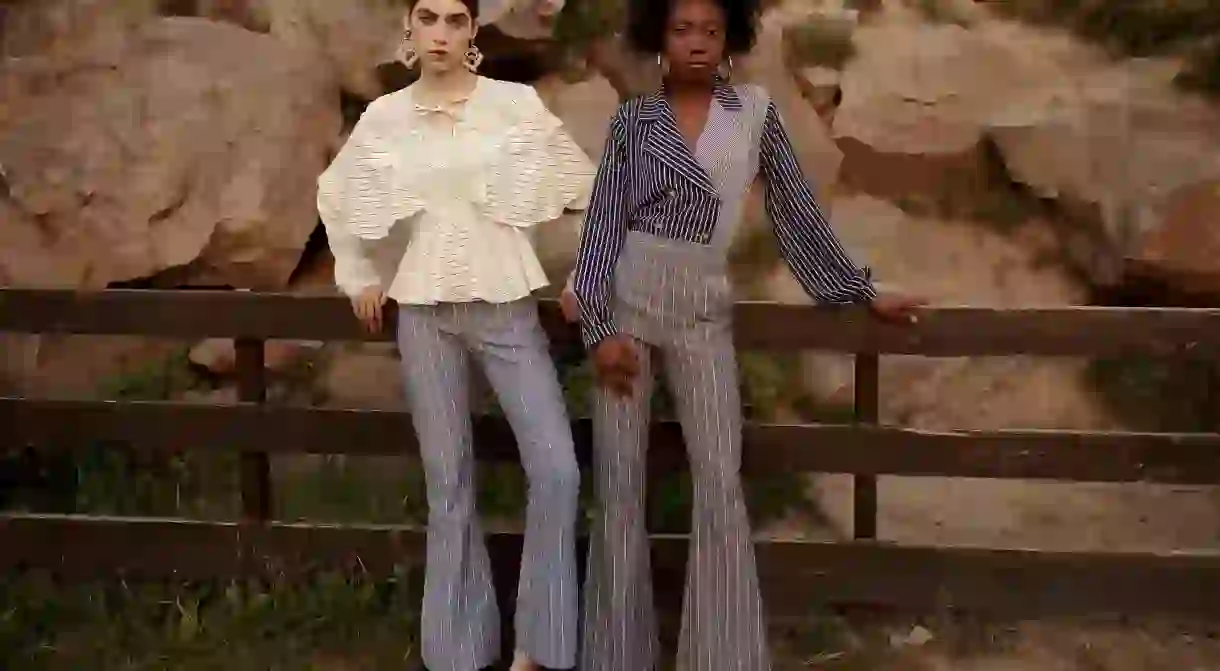 Models wearing pieces from VUNAs SS ’18 collection