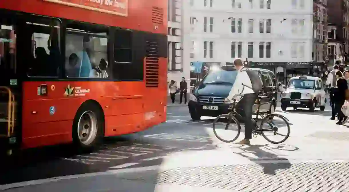 There are many travel options in London, including cycling