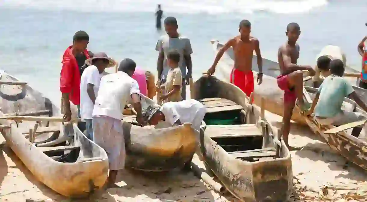 Fishermen in Madagascar