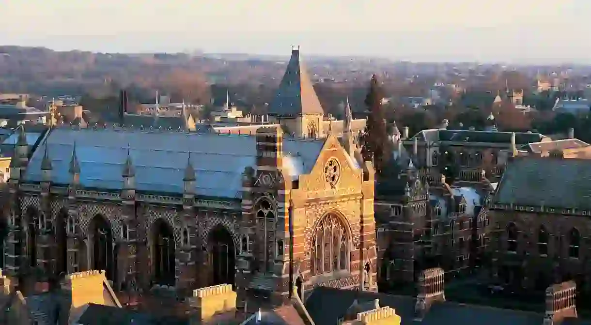 View of Keble College from Engineering Science Building, Oxford