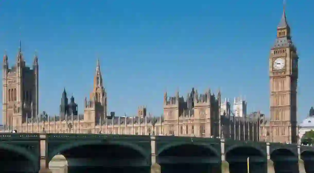 The Palace of Westminster was built in 1016 and rebuilt in 1870