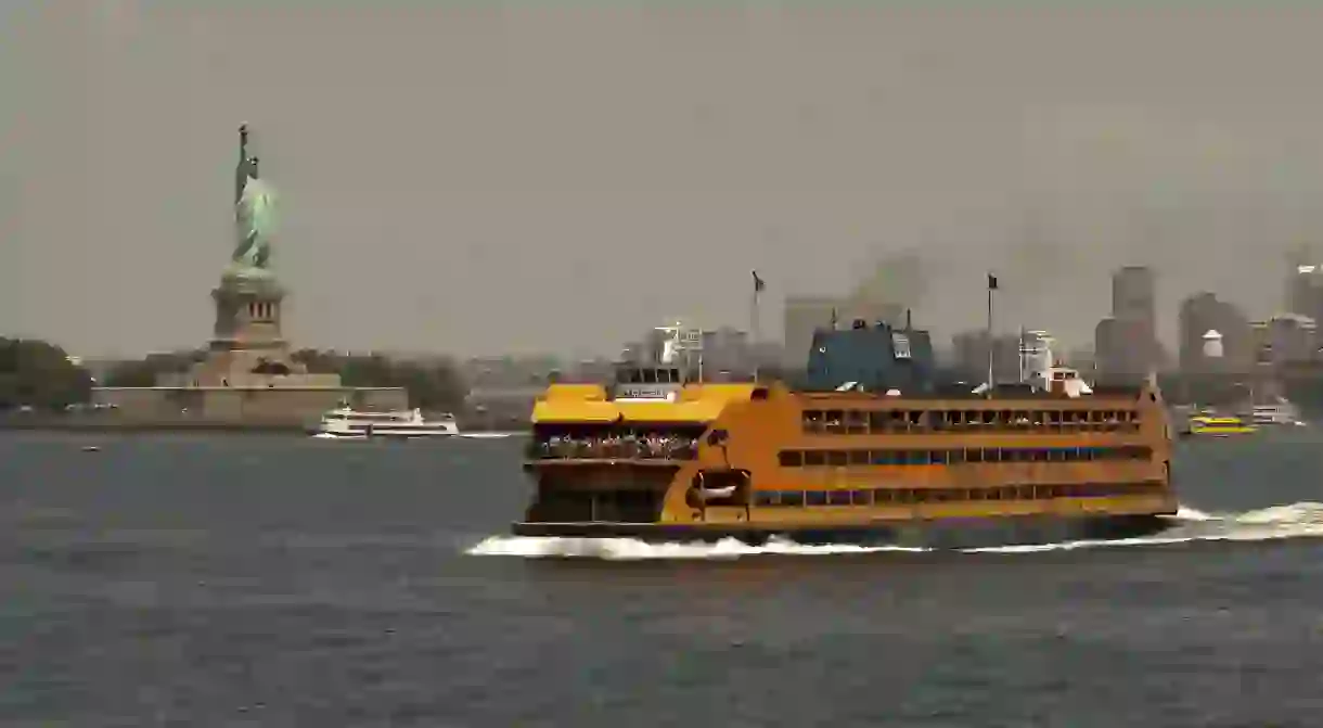 The Staten Island Ferry carries 22 million people a year