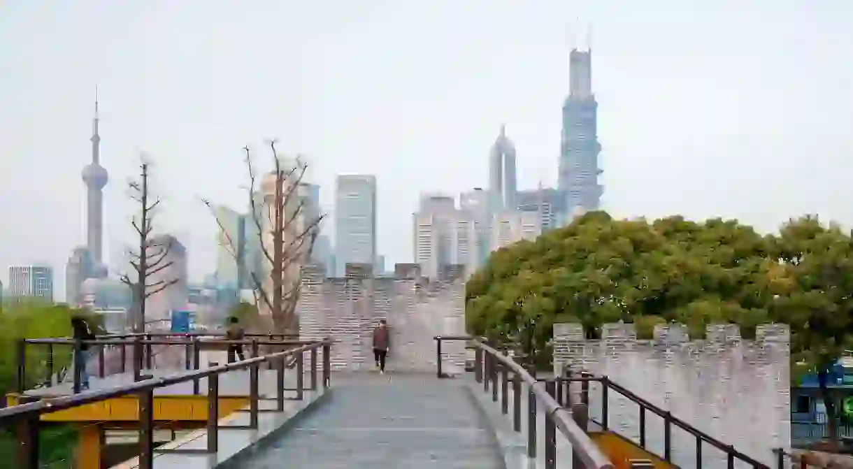 The Bund is a magnet that pulls crowds to its promenade