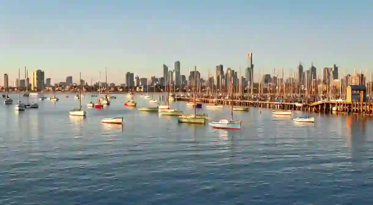 The sparkling Melbourne skyline