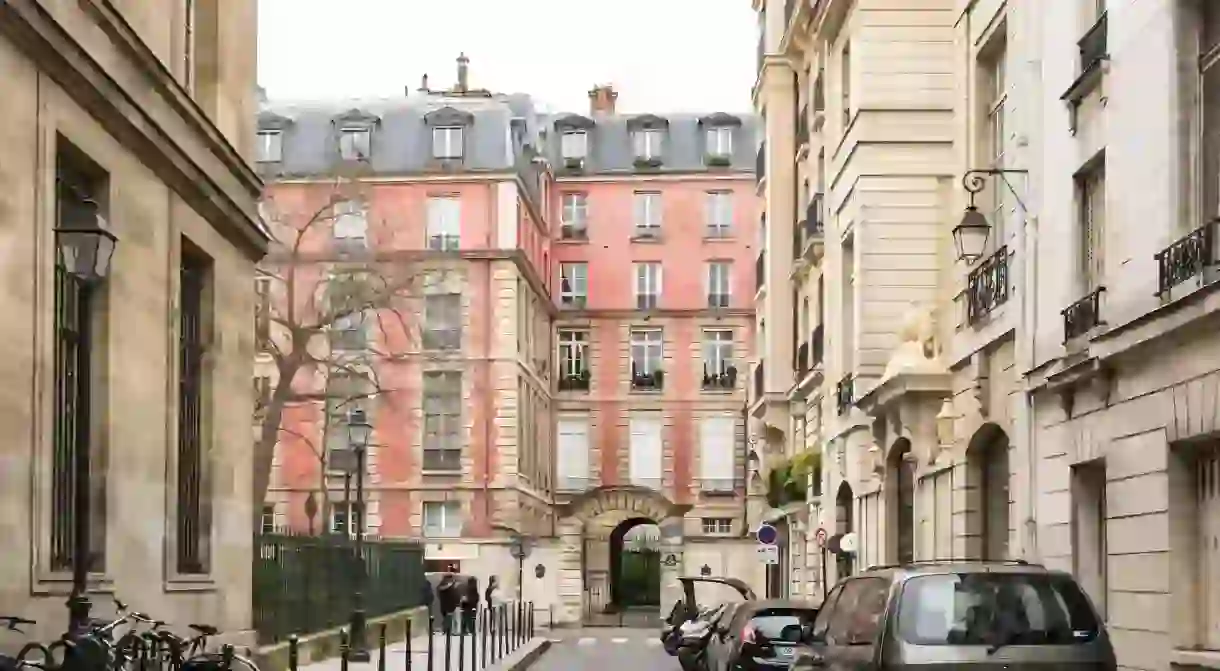 The streets of Le Marais are lined with trendy boutiques and bars