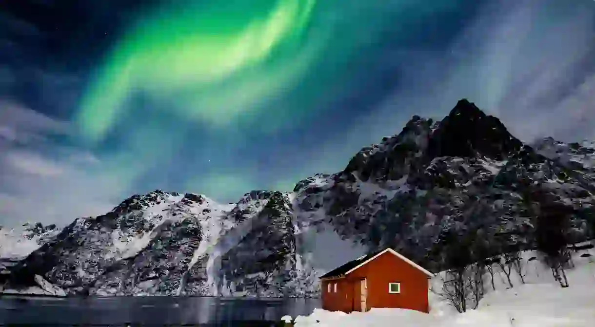 Lofoten, Norway, is just one place where you can see the aurora borealis