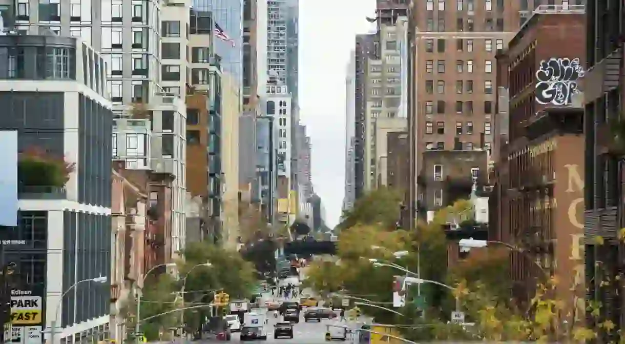 Chelsea’s tree-lined streets are dotted with beautiful brownstones