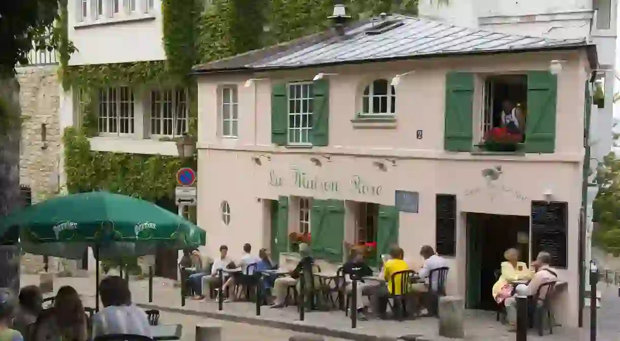 La Maison Rose is in Montmartre