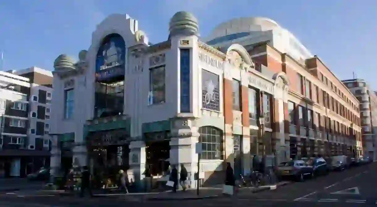 Bibendum sits inside the Michelin House