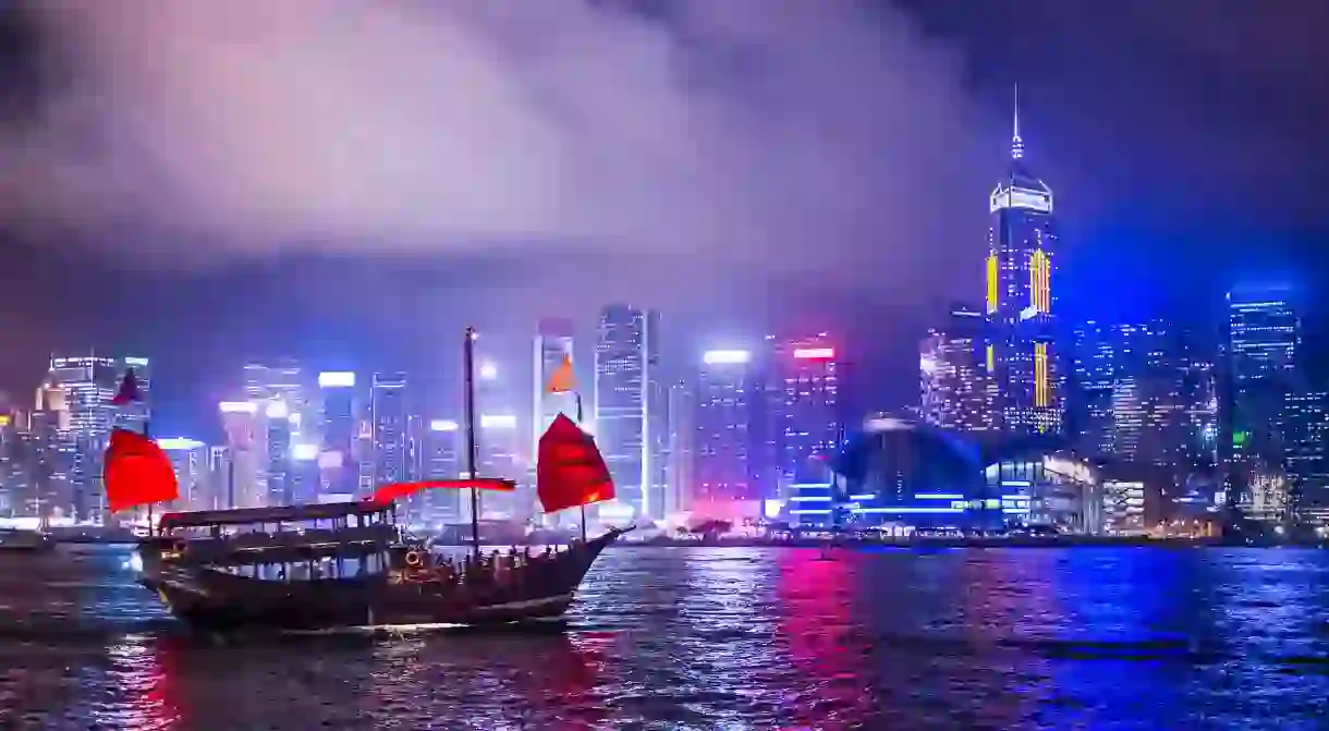 Victoria Harbor, Hong Kong.