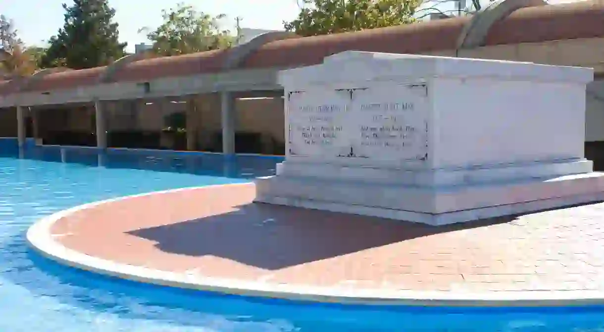 Martin Luther King Jr and his wife Coretta are buried at The King Center