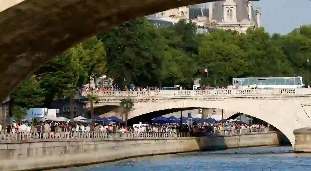 A stroll along the banks of the River Seine is a great thing to do on a warm day