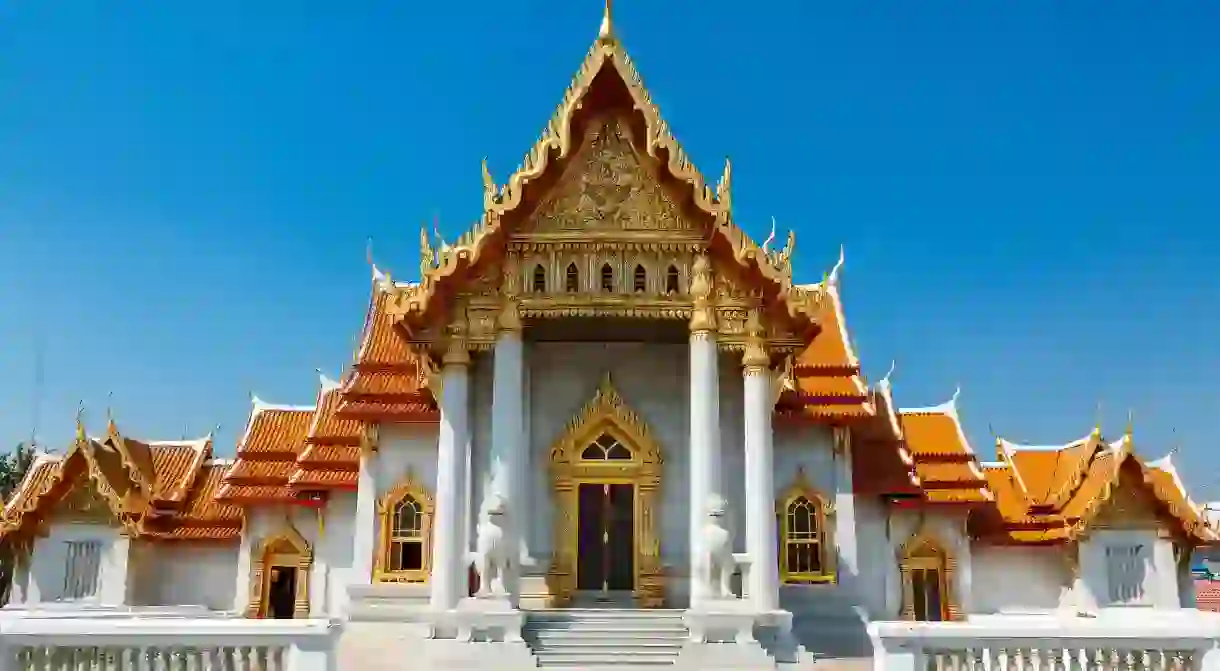 Wat Benchamabophit Temple, Thailand, Bangkok.