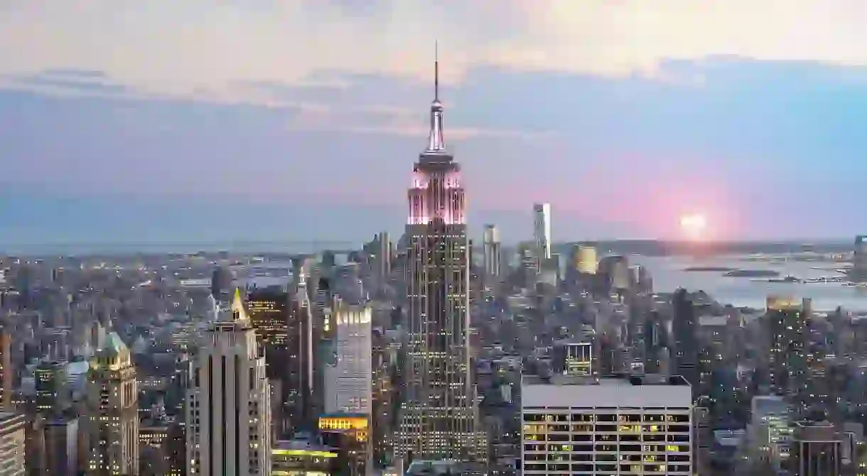 New York City Skyline with Empire State Building, New York, USA.