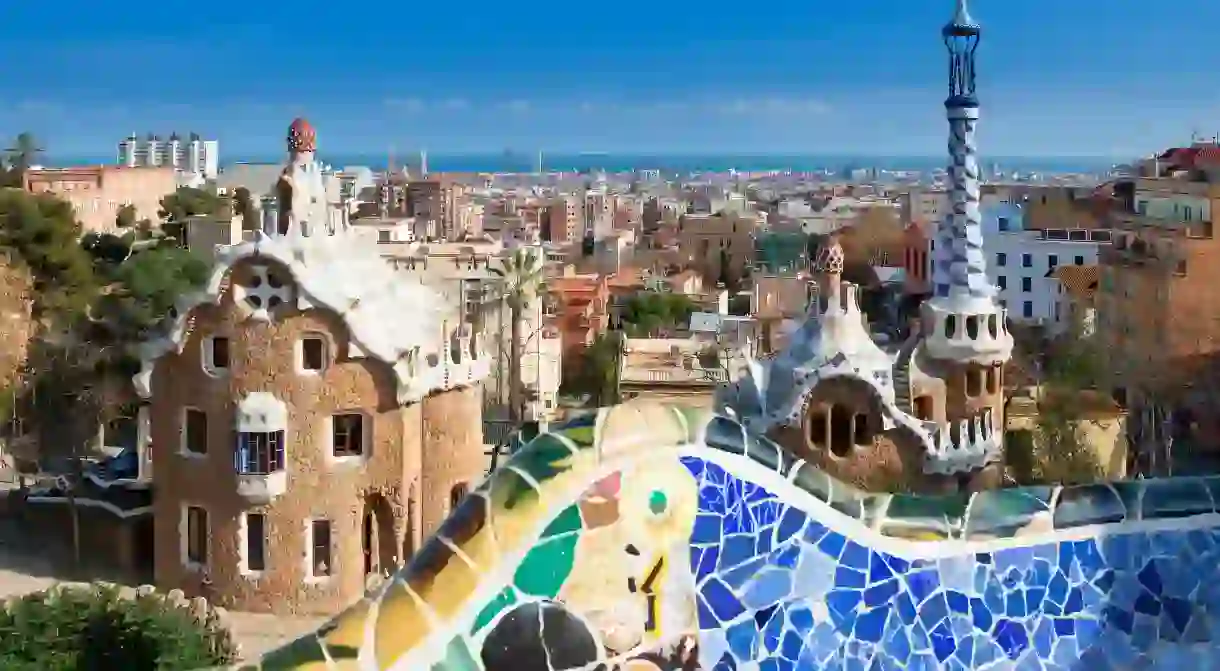 Park Güell looks over Barcelona