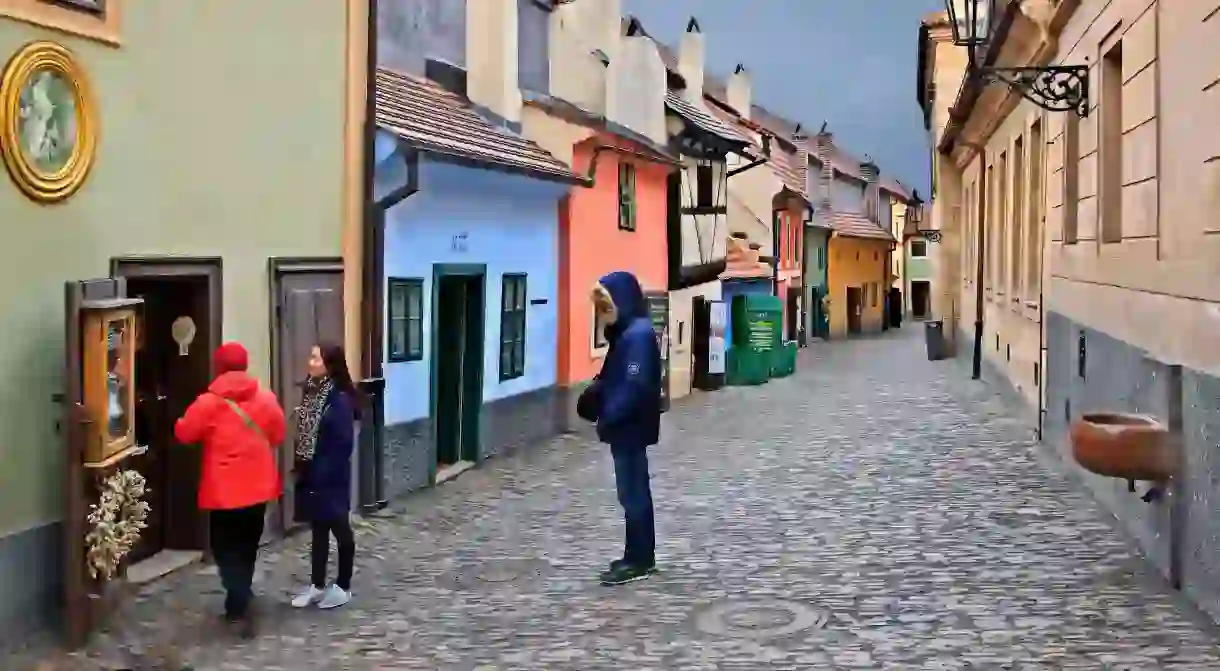 Explore Golden Lane, inside the grounds of Prague Castle – its full of history, magic and a few myths.