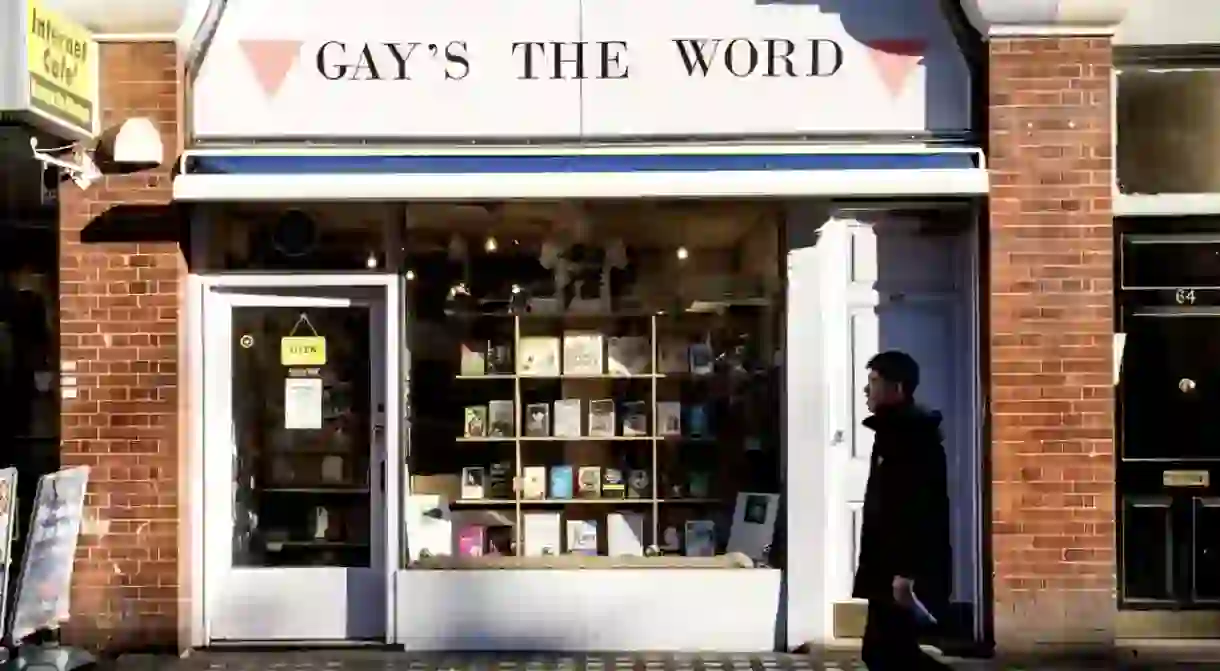 Gay’s the Word, London’s only lesbian and gay bookshop, on Marchmont Street