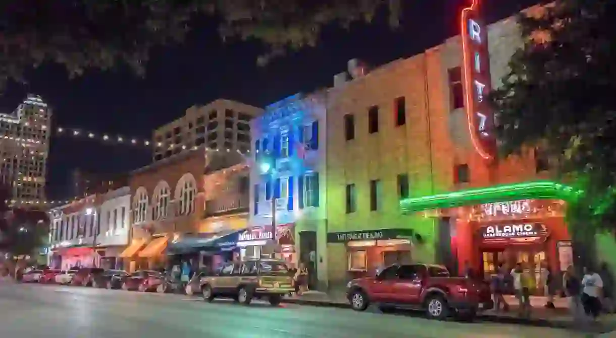 Austin’s 6th Street is the center of the city’s nightlife