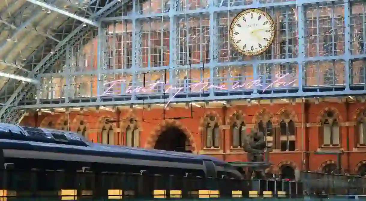 London’s St Pancras International train station opened in 1868