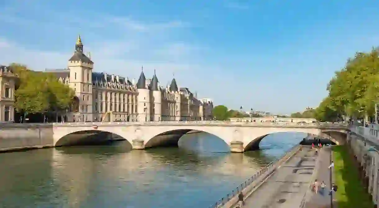 The Seine River runs through the city of Paris