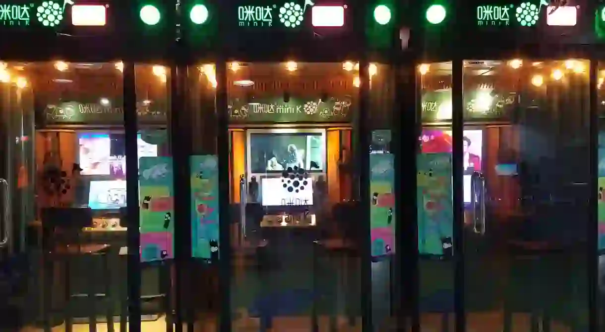 Karaoke booths, Shanghai