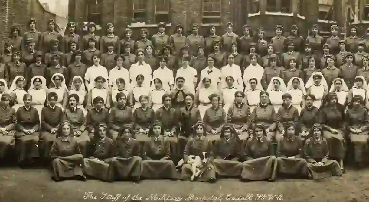 Staff of the Endell Street Military Hospital, August 1916